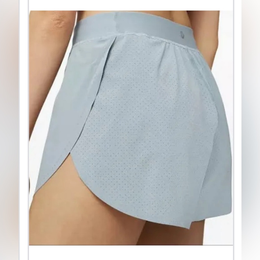 Blue find your pace lulu shorts size 14